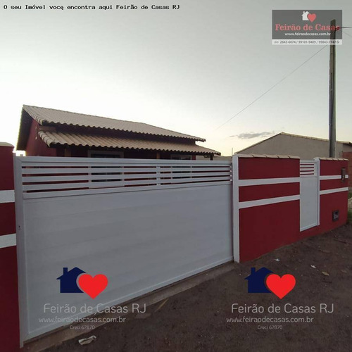 Casa Com 2 Dormitórios À Venda, 70 M² Por R$ 190.000,00 - Unamar - Cabo Frio/rj - Ca0214