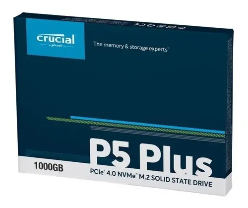 Ssd 1tb Crucial P5 Plus M.2 Nvme 2280 Pcie Gen 4.0 Velocidade