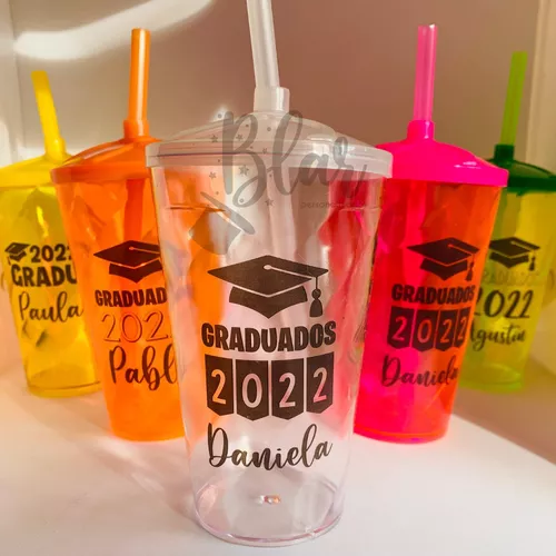 Vaso personalizado para graduación  Vasos personalizados, Tazas  personalizadas, Graduación