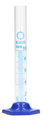 Juego Graduado De 10 Cilindros De Laboratorio De Vidrio De M