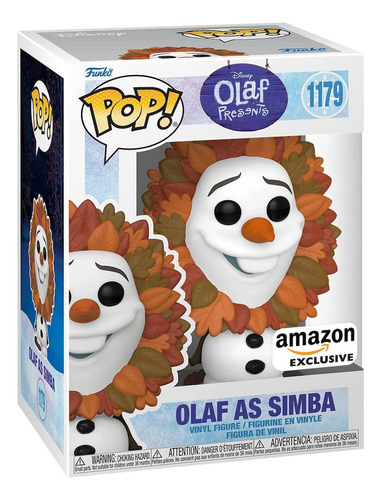 Funko Pop! Olaf Cómo Simba 1179 Amazon Exclusi - Disney Olaf