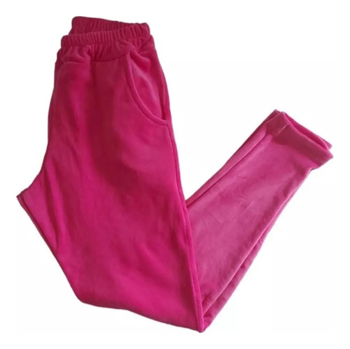Pantalon Fuxia Plush Sof Importado Talle 6 Grande 