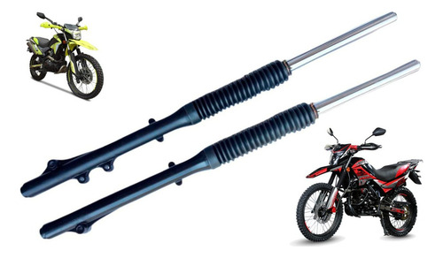 Barras Delanteras Motocicleta Crossmax Negra 150
