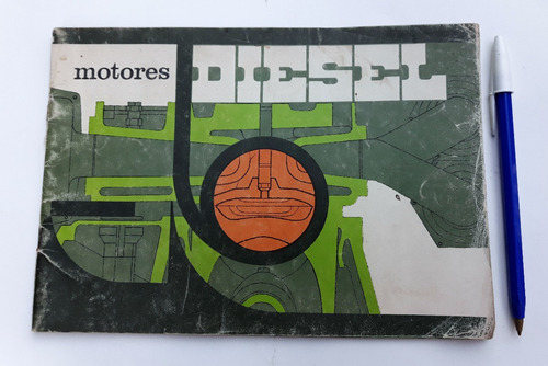 Motores Diesel Ypf Folleto Antiguo A Todo Color Buen Estado