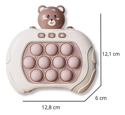 Brinquedo Pop It Eletronico Com Som Anti Stress Educativo