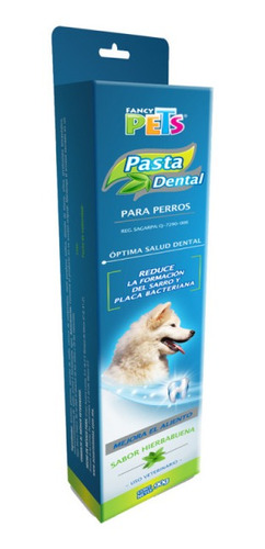 Pasta Dental Antisarro Hierbabuena Perro 90grs Fancy Pets