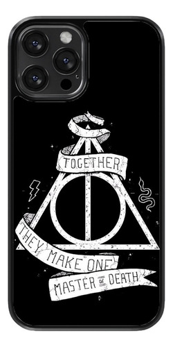 Funda Para Celular Harry Potter Reliquias Triangulo Negro