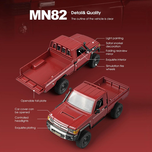 Mn82 Rc Car 1/12 Rc Crawler Rc Rock Crawler Rc Truck 4x4 280