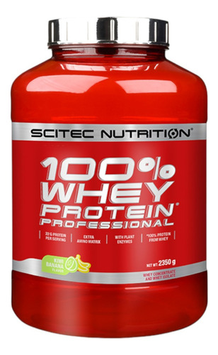 Proteina 100% Whey Profesional 78 Sv Kiwi Platano Scitec