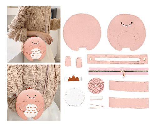 1 Juego De Accesorios Para Hacer Bolsos De Rosado Rosado