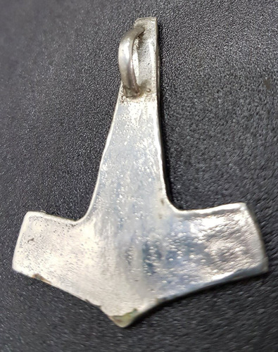 Mjolnir Martillo Thor Vikingo En Plata 4,5 Cm 6,3 Gr Art 627