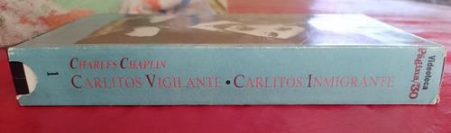 Vhs Carlitos Vigilante-carlitos Inmigrante (charles Chaplin) (Usado)