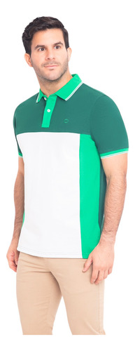 Polo Oscar De La Renta Verde Hombre B23kntp055-57