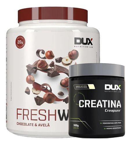 Fresh Whey Chocolate Belga E Avela + Creatina - Dux