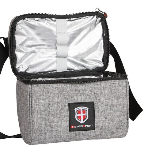 Bolsa Térmica Cinza Sioux Swissport Marmita Fitness 6,5l