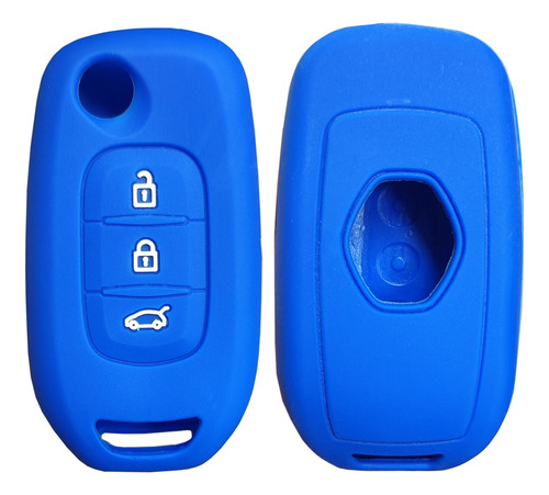 Funda Llave Silicon 3 Botones Espada For Renault Kwid 2023