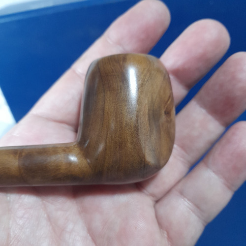 Imagem 4 de 10 de Cachimbo Antigo New Rose Radica Restaurado Higienizado