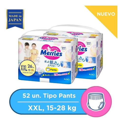 Merries Pants Super Jumbo Xxl 26x2 Pcs (438092)