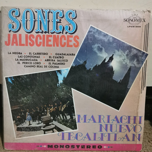 Disco Lp Sones Jalisciences-mariachi Nuevo Tecalitlan.ñ