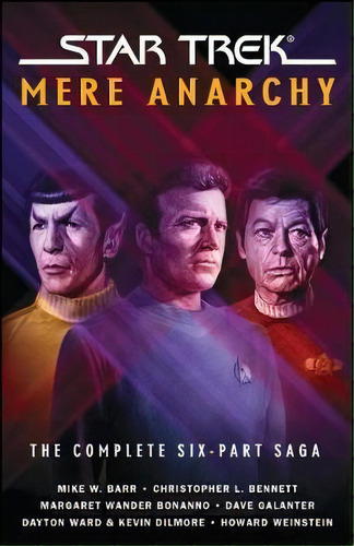 Star Trek: Mere Anarchy, De Margaret Wander Bonanno. Editorial Simon & Schuster, Tapa Blanda En Inglés