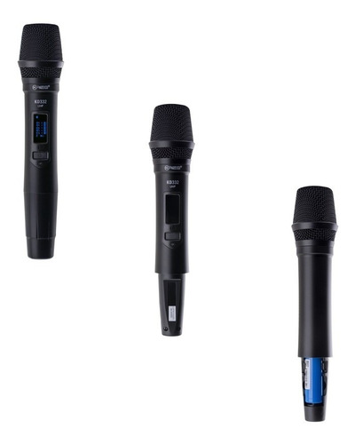 Micrófonos Krieg Kd332 De Mano Cardioide Negro