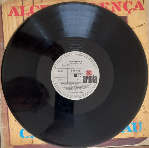 Lp Alceu Valença - Cavalo De Pau - 1982 - Ver Descrição Lp (Usado)
