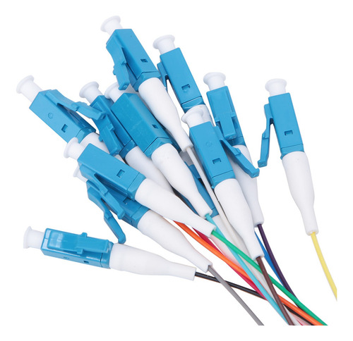 Pigtail De Fibra Óptica De 12 Hilos Lc/upc Monomodo 1.5 M