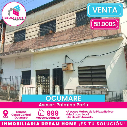 Terreno Con Bienhechuria En Venta Casco Central De Ocumare Del Tuy 