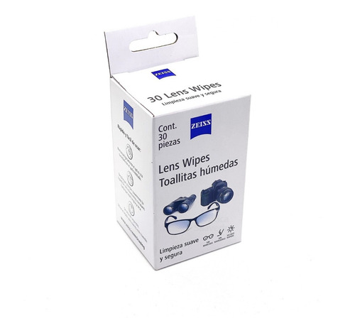 Imagen 3 de 6 de Lens Wipes Zeiss Toallitas Humedas Limpieza Lentes Anteojos