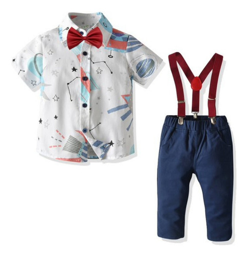 Conjunto De Vestir Largo Con Tirantes Jump Kids