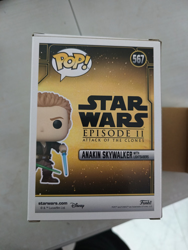 Funko Pop Star Wars Anakin Skywalker + Jabba (Usado)