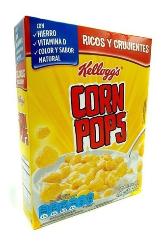 Cereal Corn Pops De Kellogs 940g De Maiz Inflado Y Endulzado