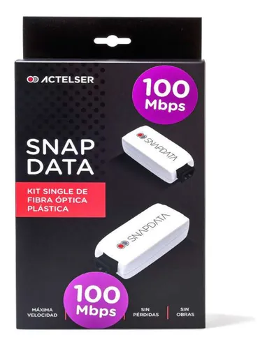 comprar Actelser Kit Single Fibra Óptica Plástica 100 Mbps - 20 M