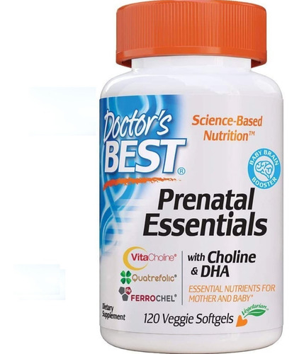 Prenatal + Colina Y Dha 120 Cap - Unidad a $2700