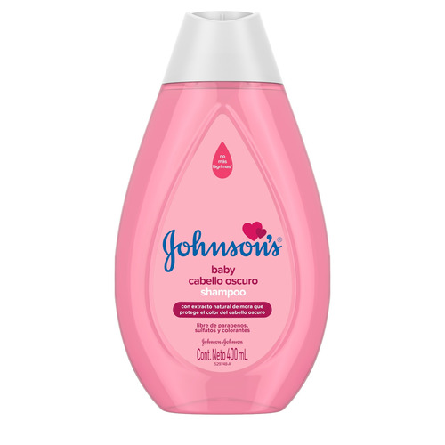  Shampoo Para Bebé Johnson's Cabello Oscuro 200 Ml