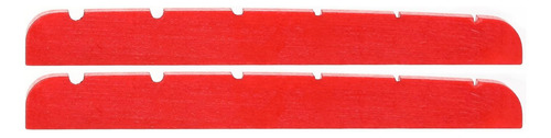 2 X 2 Piezas De Tuerca De Para Guitarra Eléctrica, Rojo