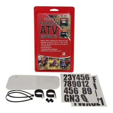 Productos De Línea Dura 2340w Atv Kit De Matrícula, Blanco, 