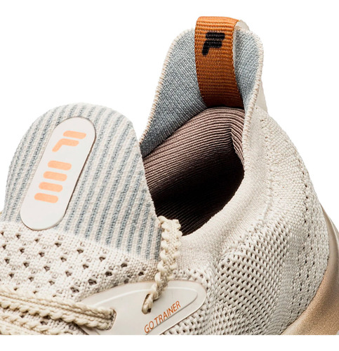 TĂȘnis Feminino Fila Go Trainer Bege Claro