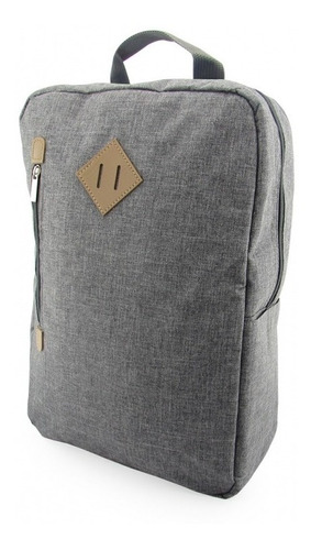 Morral Grande Bolso Maleta Mochila Laptop Portátil Pc Gris