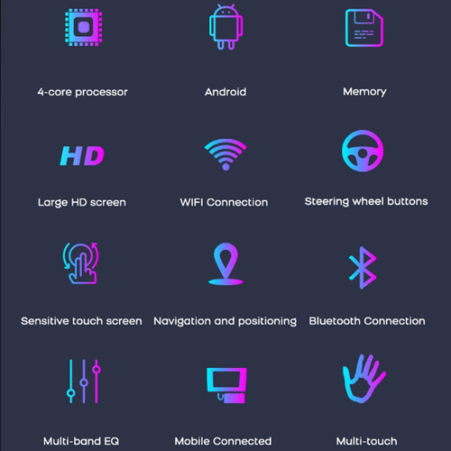 Reproductor De Vídeo Multimedia Ts7 Car Radio Para Android A
