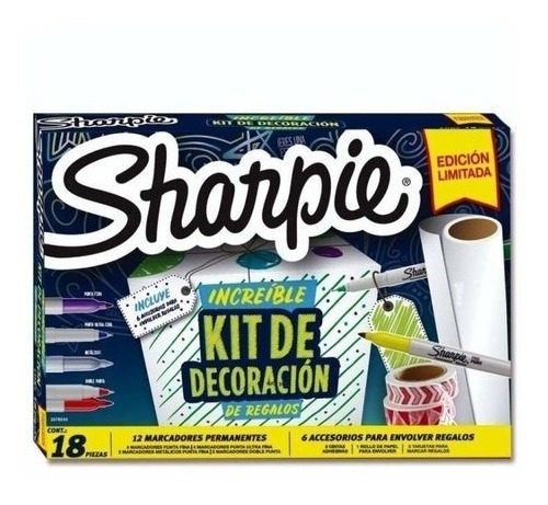 Marcadores Pack Marcadores Sharpie Kit Decoración 18 Piezas
