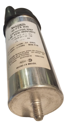 Capacitor Trifasica 3 Kvar 3x400v Correccion Factor Potencia