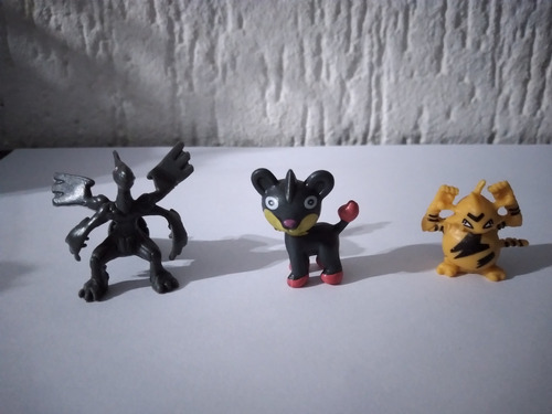 Pokémon - Miniatura De Electabuzz, Litleo E Zekrom (Usado)