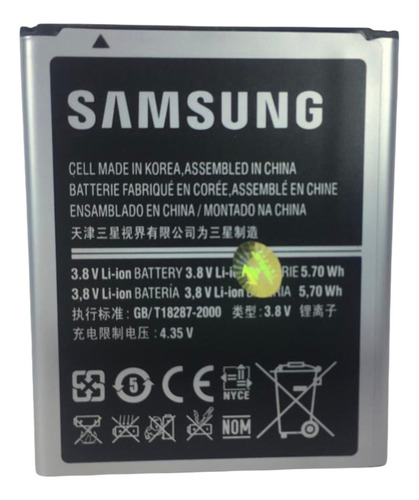 Bateria Samsung Galaxy Mini S3 I8190 J1 Mini 3 Pines
