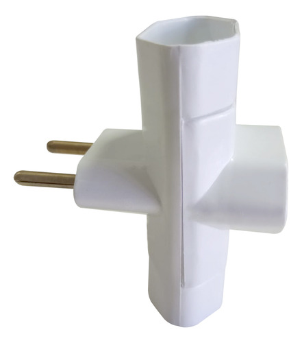 Adaptador De Tomada 3 Saídas 2p 10a 250v Com 15 Unid