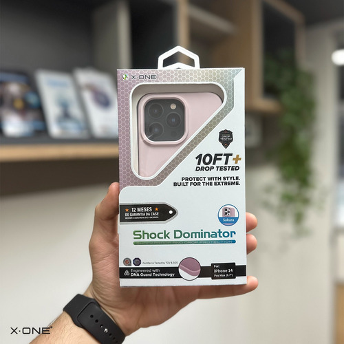 Capa Dropguard Colors iPhone 13 Pro Proteção X-one Sakura