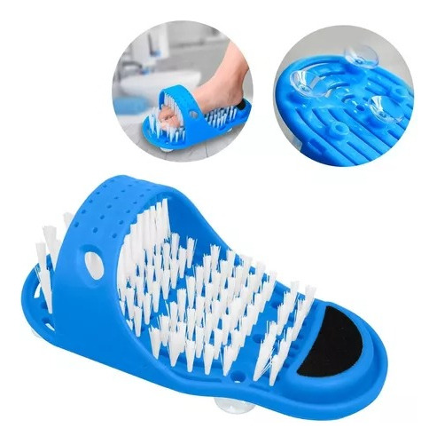 Sandalia Exfoleante Agua Baño Ducha Cepillo Pie + Regalo