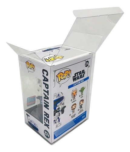Protector Premiun Funko Pop. Semirigido. 20 Piezas. Película