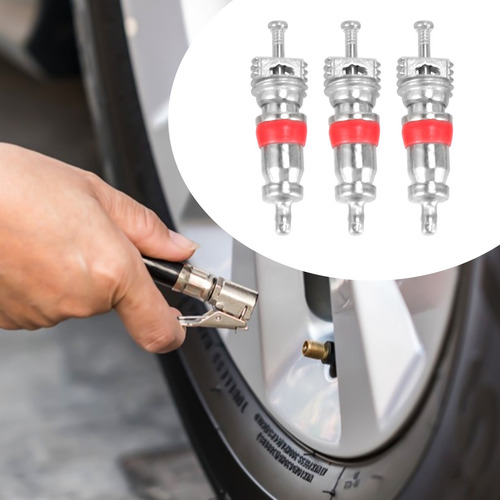 Neumático Tool Demonte Valve + 5 Válvulas Para Coche Y Bicic