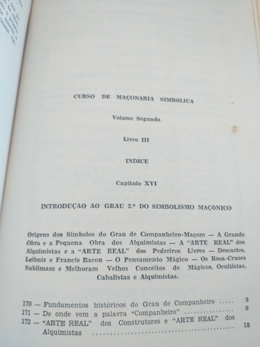 Curso De Maçonaria Simbólica (Usado)